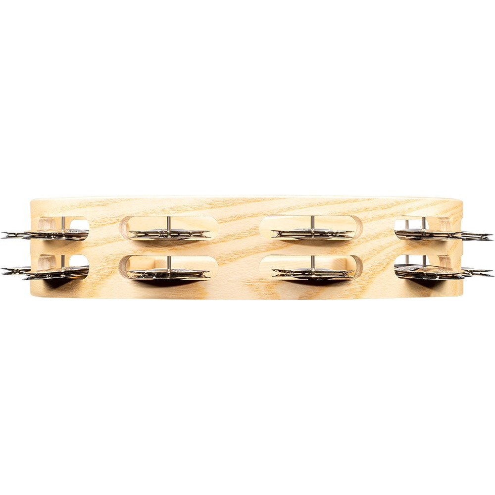 Meinl Percussion AE-ATA2S Artisan Edition Series Dual-Row Wood Tambourine - 10