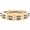 Meinl Percussion AE-ATA2S Artisan Edition Series Dual-Row Wood Tambourine - 10