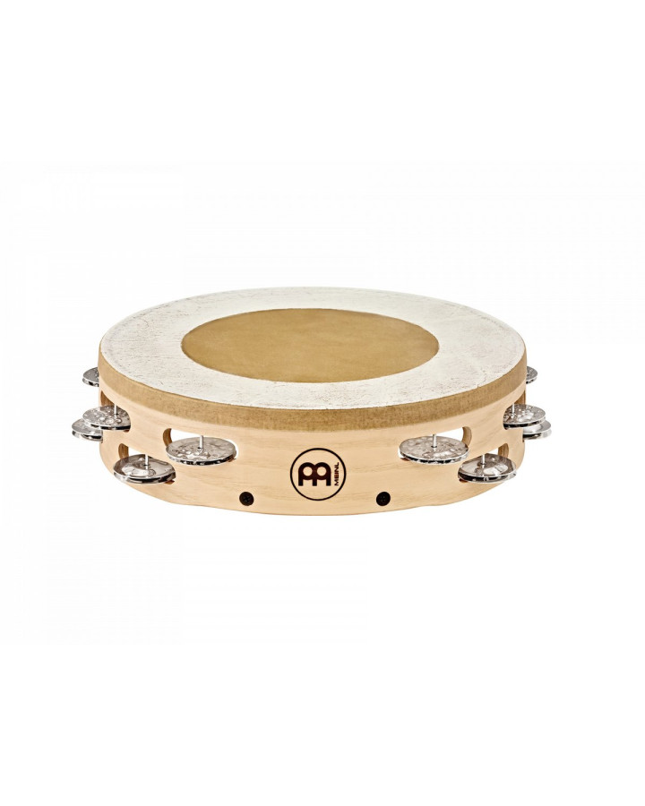 Meinl Percussion AE-ATAH2S Artisan Edition Series Dual-Row Wood Headed-Tambourine - 10