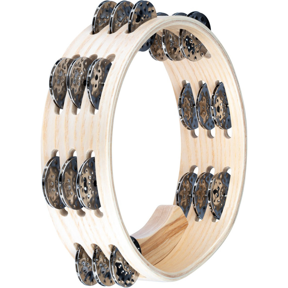 Meinl Percussion AE-CATA3S Artisan Edition Series Triple-Row Wood Tambourine - 8