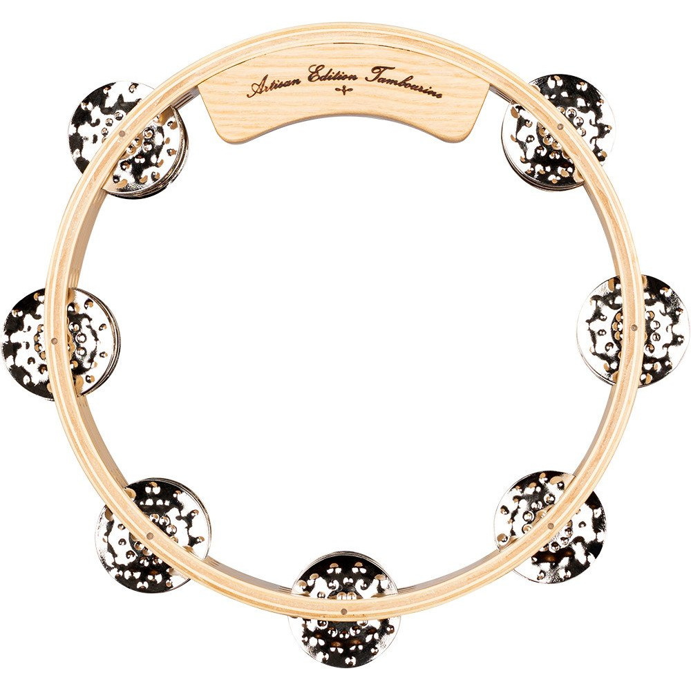 Meinl Percussion AE-CATA3S Artisan Edition Series Triple-Row Wood Tambourine - 8