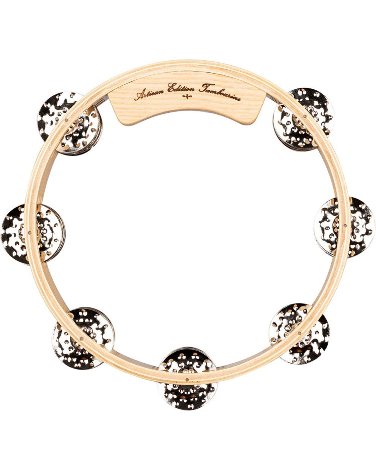 Meinl Percussion AE-CATA3S Artisan Edition Series Triple-Row Wood Tambourine - 8