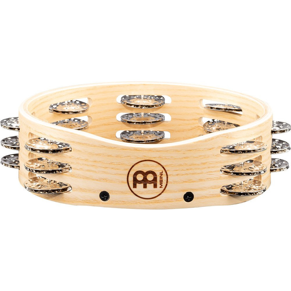 Meinl Percussion AE-CATA3S Artisan Edition Series Triple-Row Wood Tambourine - 8