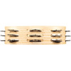 Meinl Percussion AE-CATA3S Artisan Edition Series Triple-Row Wood Tambourine - 8