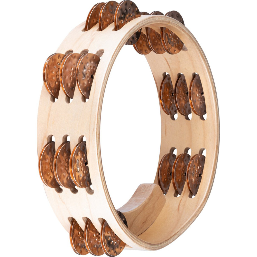 Meinl Percussion AE-CMTA3BO Artisan Edition Series Triple-Row Wood Tambourine - 8
