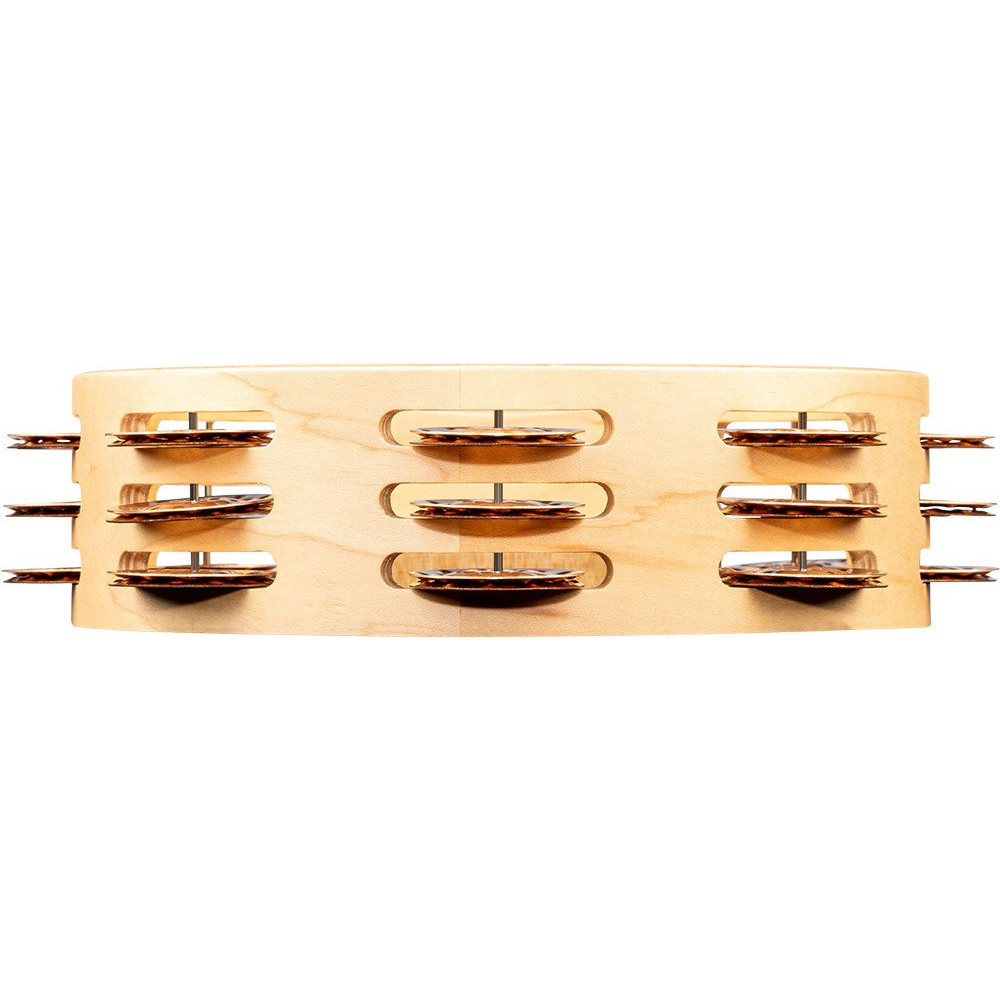 Meinl Percussion AE-CMTA3BO Artisan Edition Series Triple-Row Wood Tambourine - 8