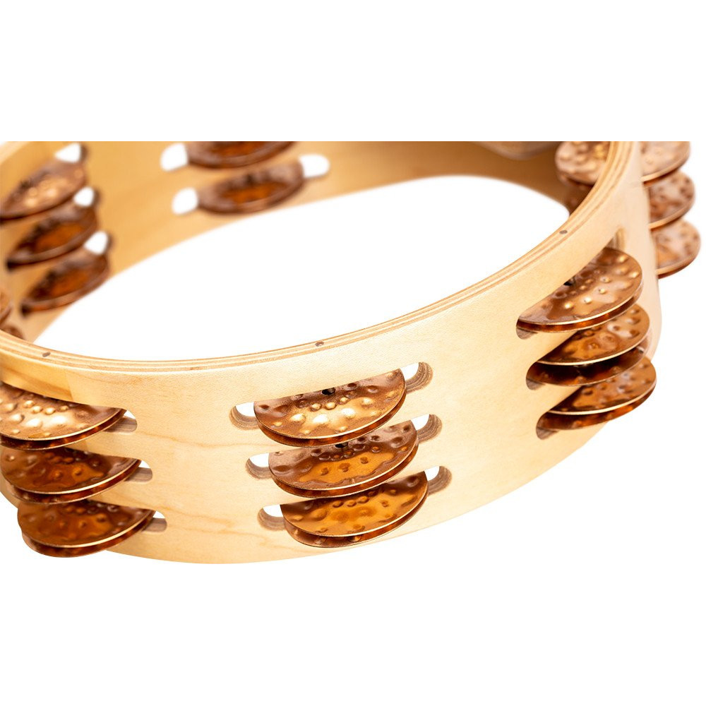 Meinl Percussion AE-CMTA3BO Artisan Edition Series Triple-Row Wood Tambourine - 8