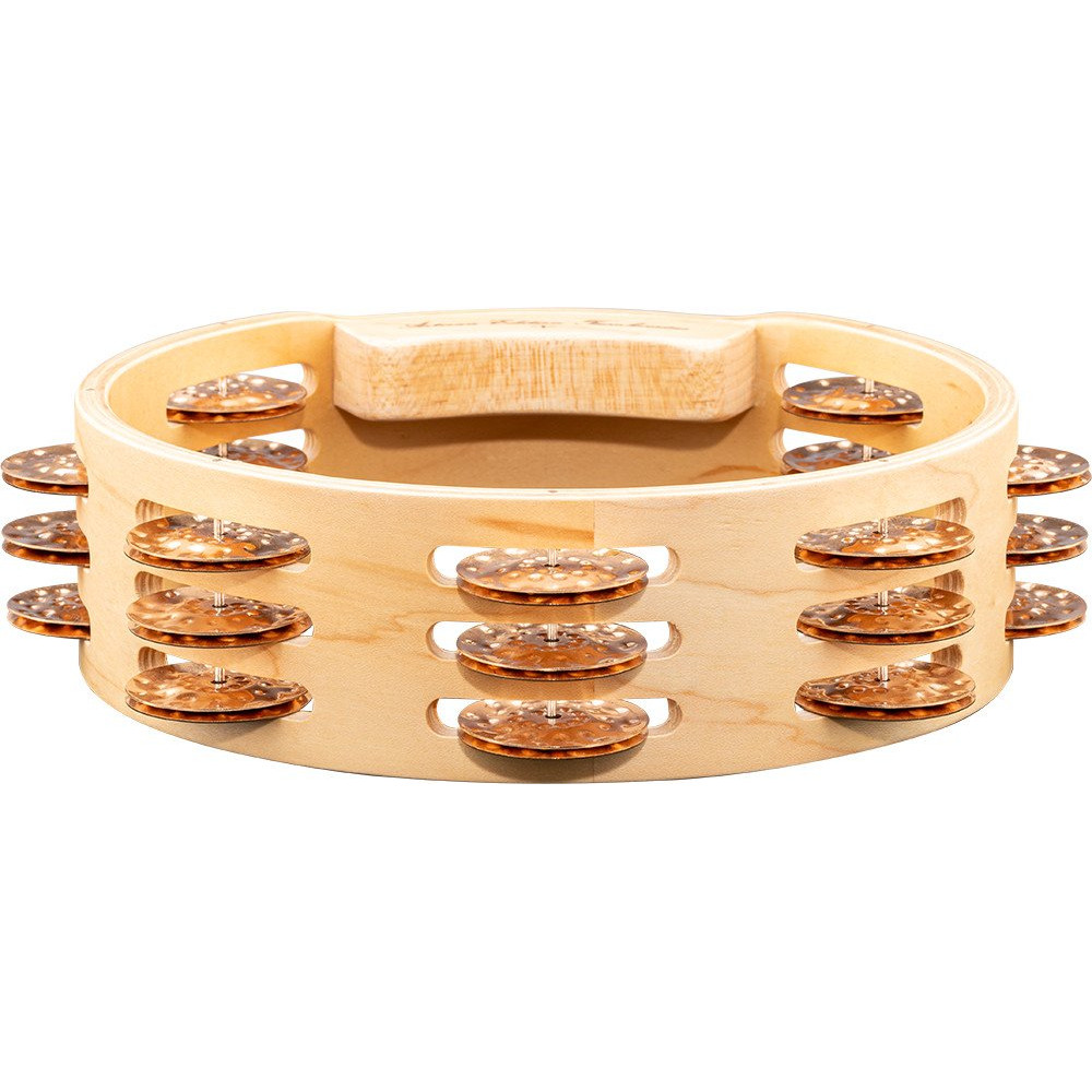 Meinl Percussion AE-CMTA3BO Artisan Edition Series Triple-Row Wood Tambourine - 8