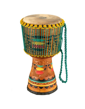 Meinl Percussion AE-DJTC2-L Artisan Edition Tongo Carved Djembe - 12”