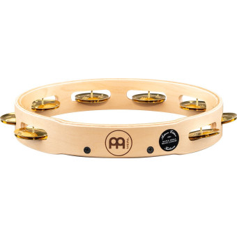 Meinl Percussion AE-MTA1B Artisan Edition Series Single-Row Wood Tambourine - 10