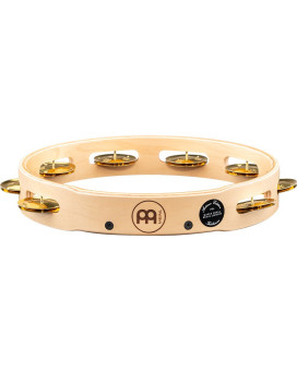 Meinl Percussion AE-MTA1B Artisan Edition Series Single-Row Wood Tambourine - 10