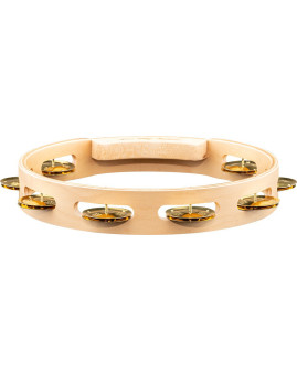 Meinl Percussion AE-MTA1B Artisan Edition Series Single-Row Wood Tambourine - 10