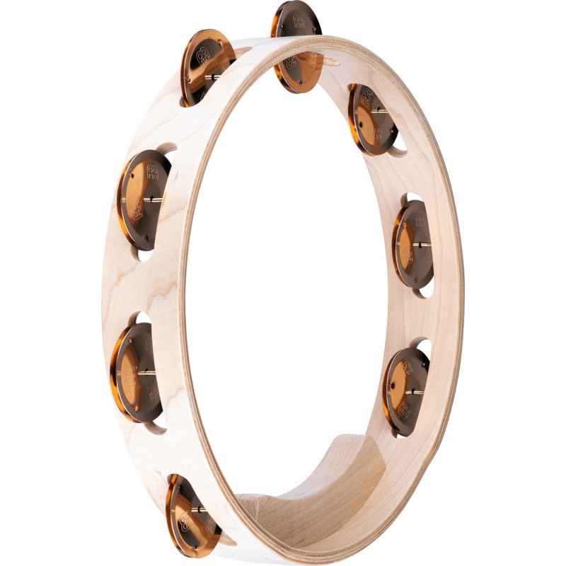 Meinl Percussion AE-MTA1BO Artisan Edition Series Single-Row Wood Tambourine - 10