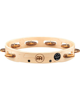 Meinl Percussion AE-MTA1BO Artisan Edition Series Single-Row Wood Tambourine - 10