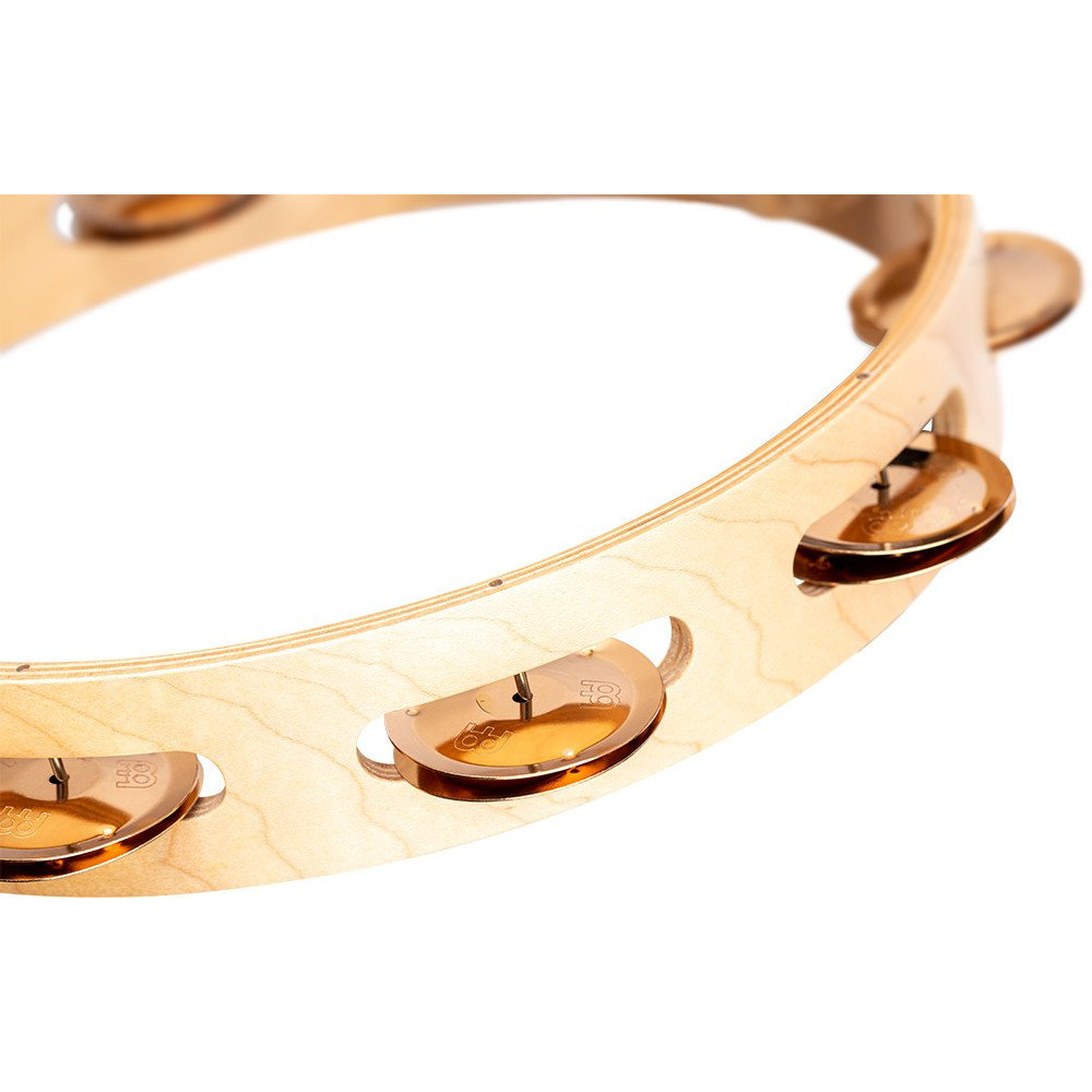 Meinl Percussion AE-MTA1BO Artisan Edition Series Single-Row Wood Tambourine - 10