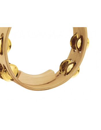 Meinl Percussion AE-MTA2B Artisan Edition Series Dual-Row Wood Tambourine - 10