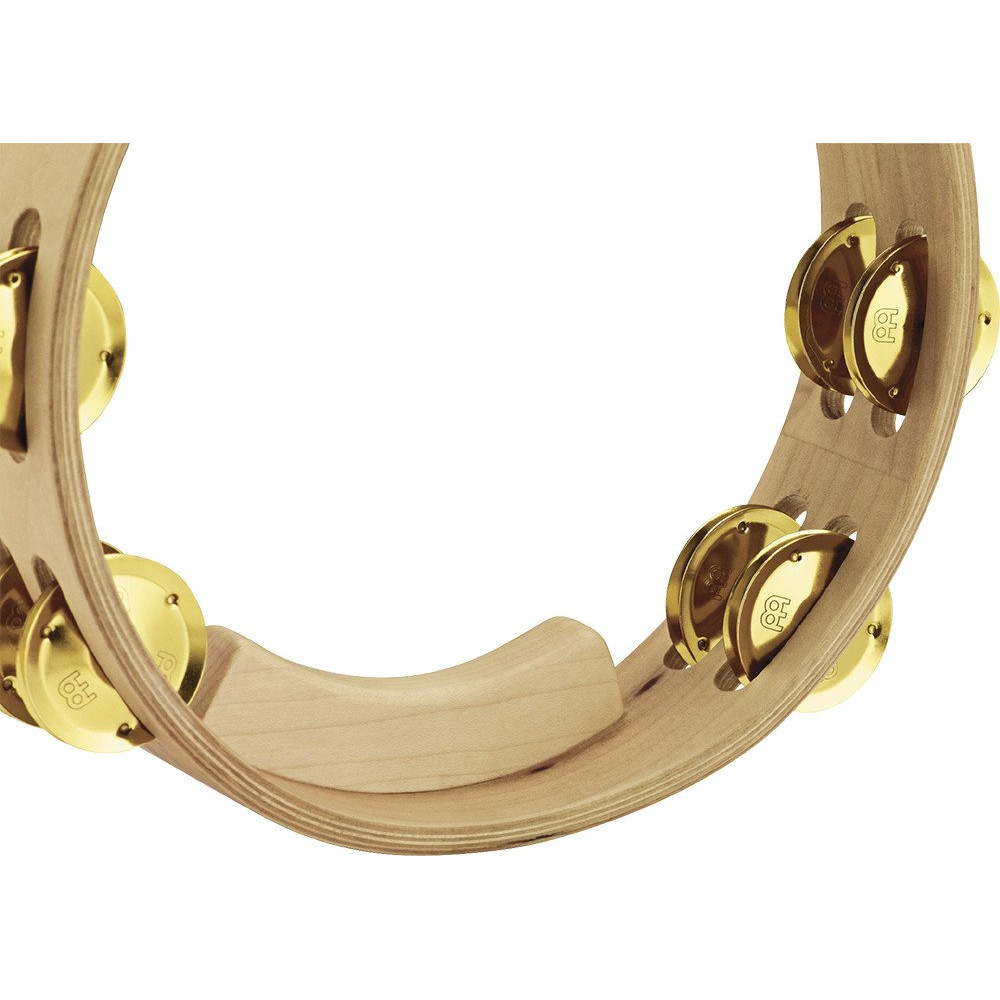 Meinl Percussion AE-MTA2B Artisan Edition Series Dual-Row Wood Tambourine - 10