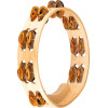 Meinl Percussion AE-MTA2BO Artisan Edition Series Dual-Row Wood Tambourine - 10