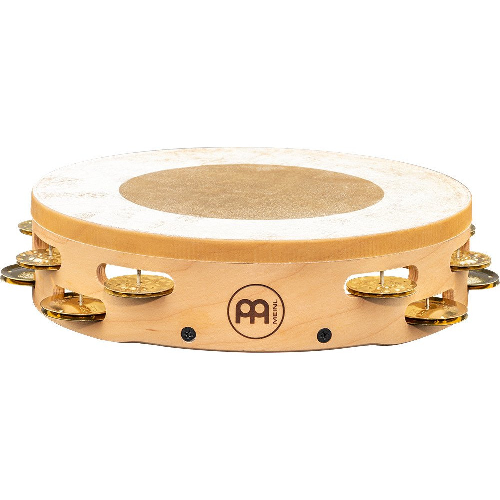 Meinl Percussion AE-MTAH2B Artisan Edition Series Dual-Row Wood Headed-Tambourine - 10