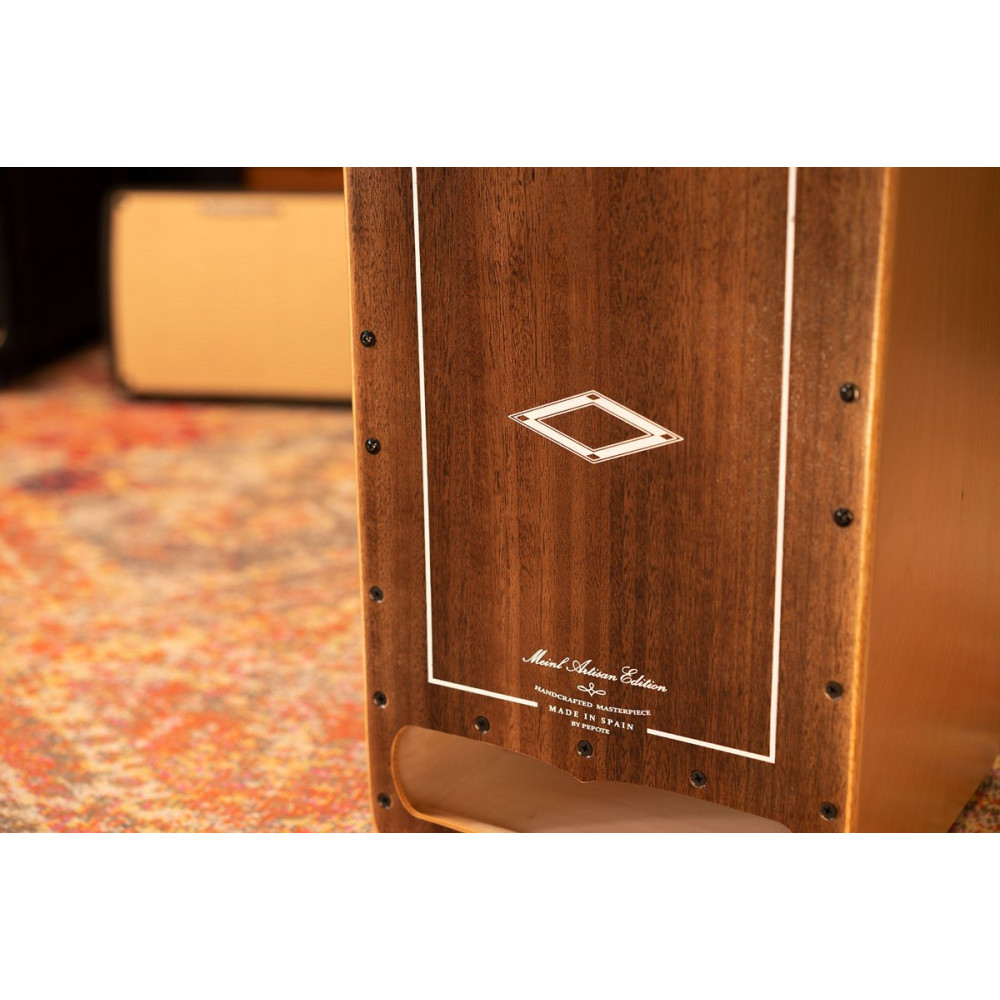 Meinl Percussion AECLBE Artisan Edition Series String Cajon Cantina Line - Brown Eucalyptus