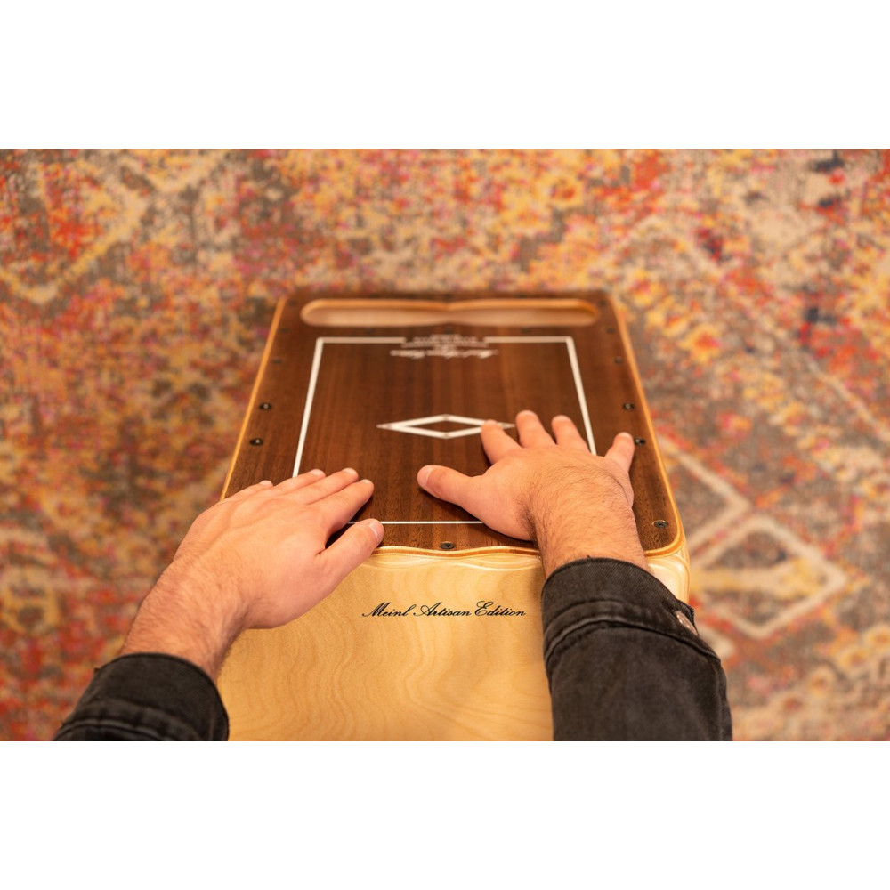 Meinl Percussion AECLBE Artisan Edition Series String Cajon Cantina Line - Brown Eucalyptus