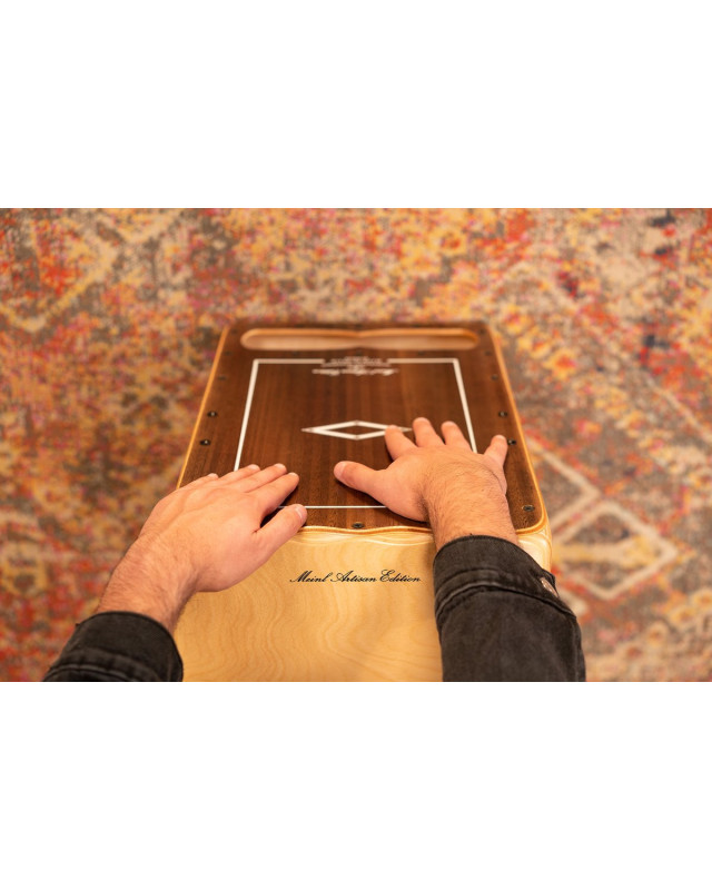 Meinl Percussion AECLBE Artisan Edition Series String Cajon Cantina Line - Brown Eucalyptus
