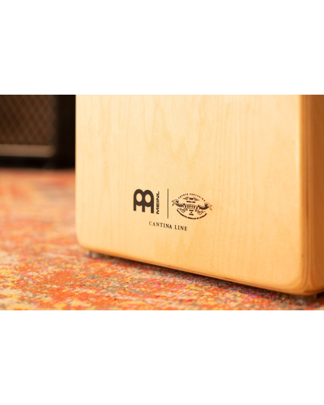 Meinl Percussion AECLBE Artisan Edition Series String Cajon Cantina Line - Brown Eucalyptus