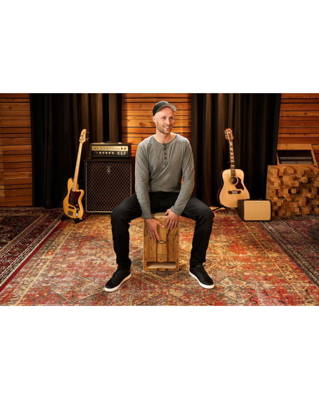 Meinl Percussion AECLLI Artisan Edition Series String Cajon Cantina Line - Limba