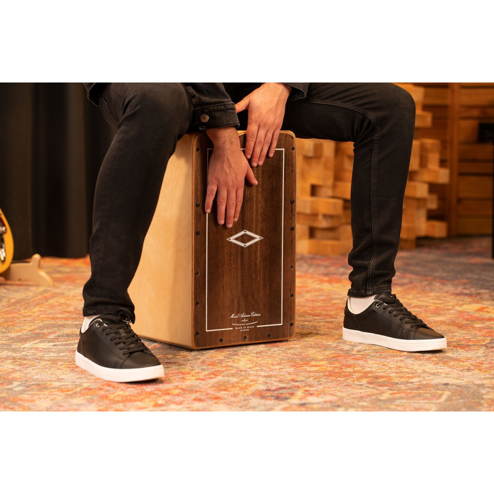 Meinl Percussion AEMILBE Artisan Edition Series String Cajon Minera Line - Brown Eucalyptus