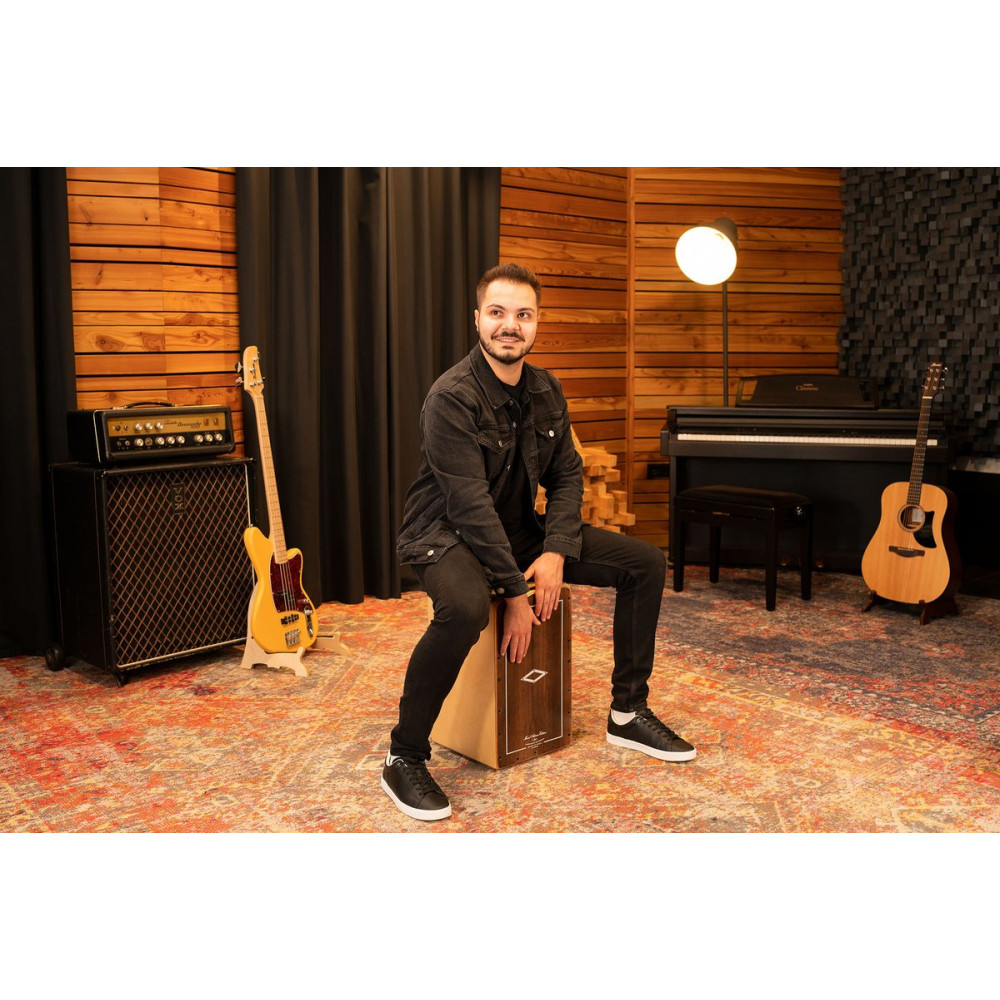 Meinl Percussion AEMILBE Artisan Edition Series String Cajon Minera Line - Brown Eucalyptus