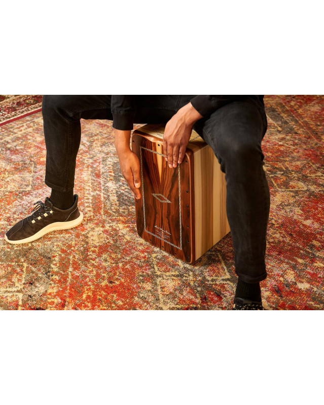 Meinl Percussion AEMLBI Artisan Edition Series String Cajon Martinete Line - Brazilian Ironwood