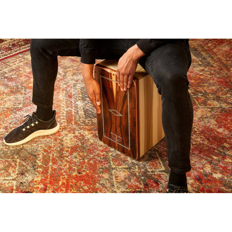 Meinl Percussion AEMLBI Artisan Edition Series String Cajon Martinete Line - Brazilian Ironwood