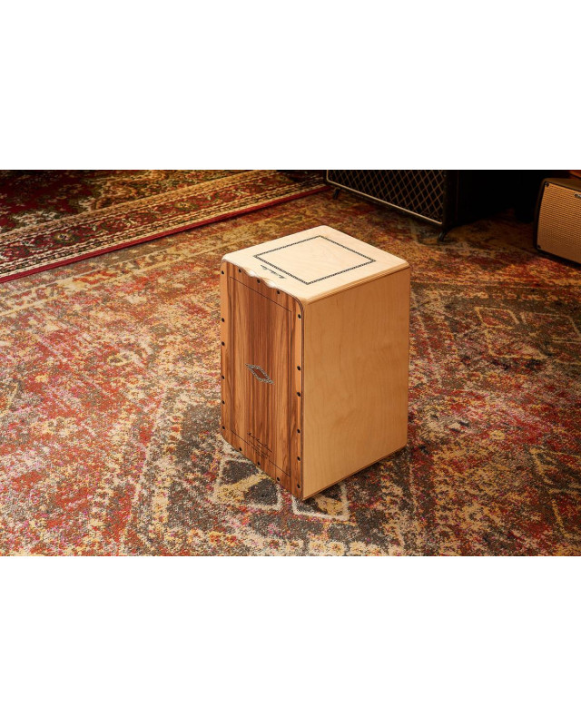 Meinl Percussion AESELIH Artisan Edition Series String Cajon Seguiriya Line - Indian Heartwood
