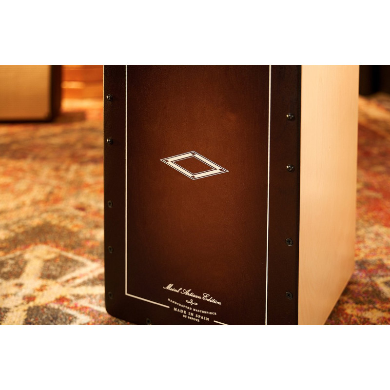 Meinl Percussion AESLEB Artisan Edition Series String Cajon Soleá Line - Espresso Burst