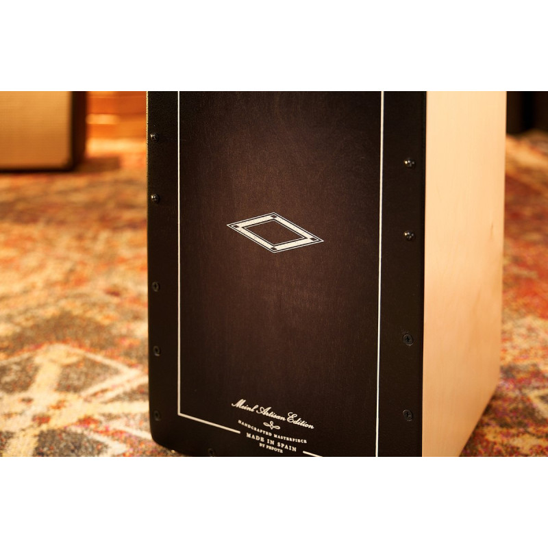 Meinl Percussion AESLEYB Artisan Edition Series String Cajon Soleá Line - Ebony Burst