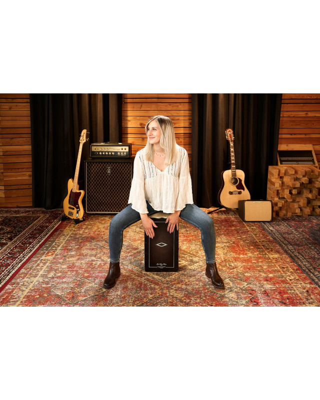 Meinl Percussion AESLEYB Artisan Edition Series String Cajon Soleá Line - Ebony Burst