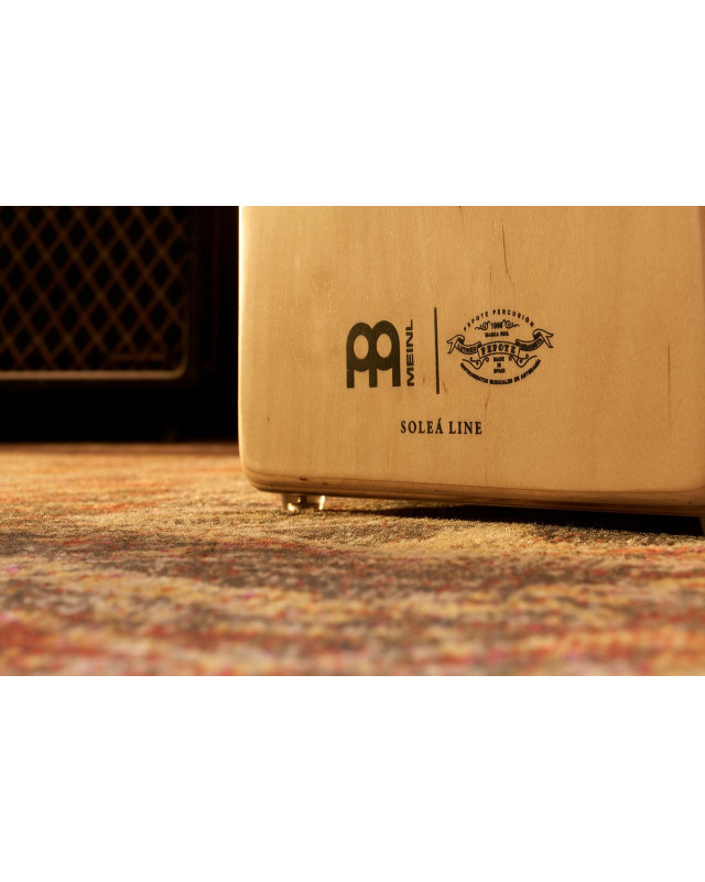 Meinl Percussion AESLEYB Artisan Edition Series String Cajon Soleá Line - Ebony Burst