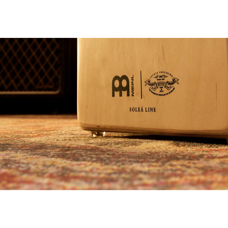 Meinl Percussion AESLEYB Artisan Edition Series String Cajon Soleá Line - Ebony Burst