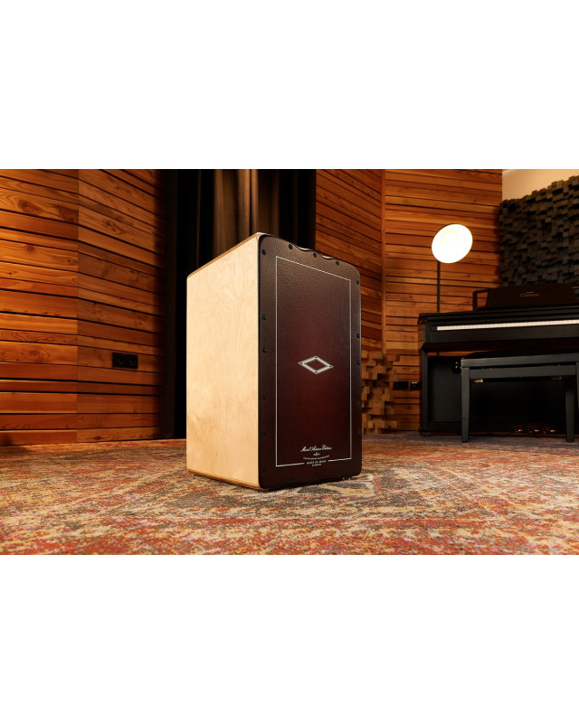 Meinl Percussion AESLRB Artisan Edition Series String Cajon Soleá Line - Dark Red Burst