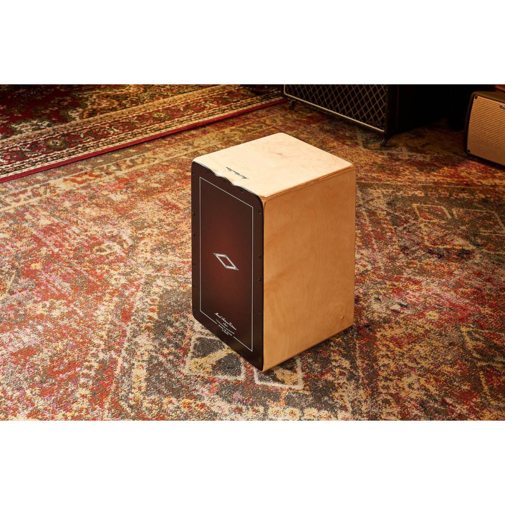 Meinl Percussion AESLRB Artisan Edition Series String Cajon Soleá Line - Dark Red Burst