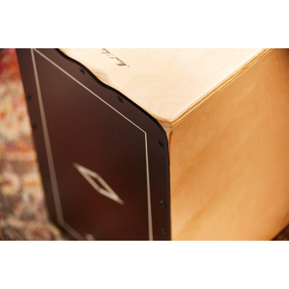 Meinl Percussion AESLRB Artisan Edition Series String Cajon Soleá Line - Dark Red Burst