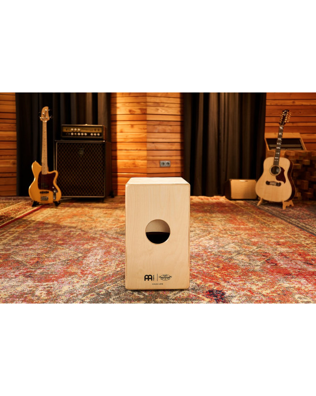 Meinl Percussion AESLRB Artisan Edition Series String Cajon Soleá Line - Dark Red Burst
