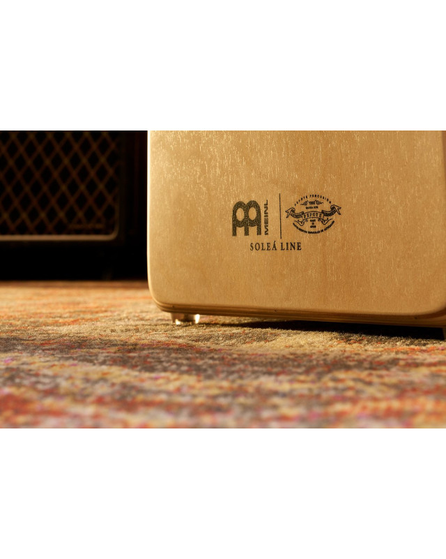 Meinl Percussion AESLRB Artisan Edition Series String Cajon Soleá Line - Dark Red Burst
