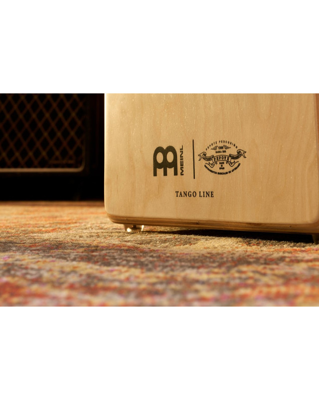 Meinl Percussion AETLBE Artisan Edition Series String Cajon Tango Line - Brown Eucalyptus