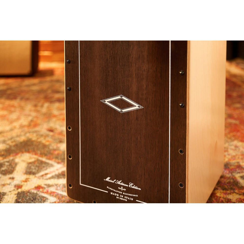 Meinl Percussion AETLBE Artisan Edition Series String Cajon Tango Line - Brown Eucalyptus