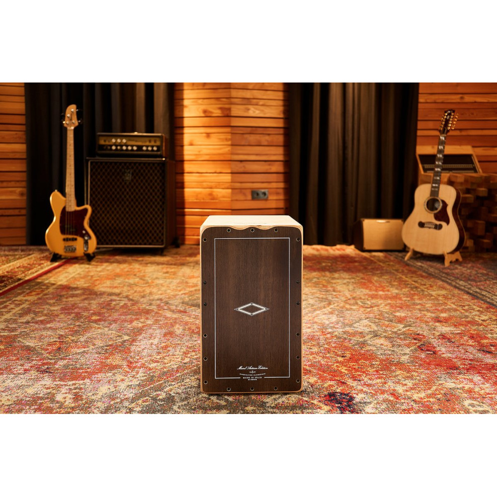 Meinl Percussion AETLBE Artisan Edition Series String Cajon Tango Line - Brown Eucalyptus