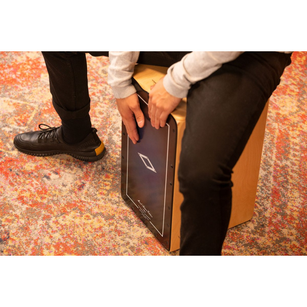 Meinl Percussion AETLBF Artisan Edition Series String Cajon Tango Line - Blue Fade