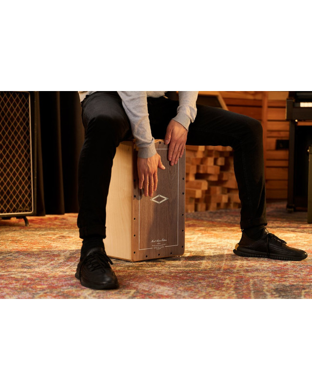 Meinl Percussion AETLGE Artisan Edition Series String Cajon Tango Line - Grey Eucalyptus