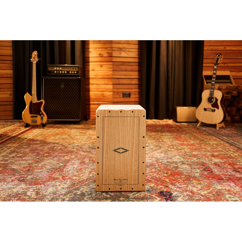 Meinl Percussion AETLLE Artisan Edition Series String Cajon Tango Line - Light Eucalyptus