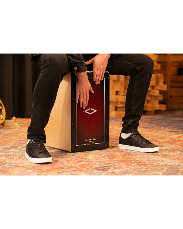 Meinl Percussion AETLRF Artisan Edition Series String Cajon Tango Line - Red Fade